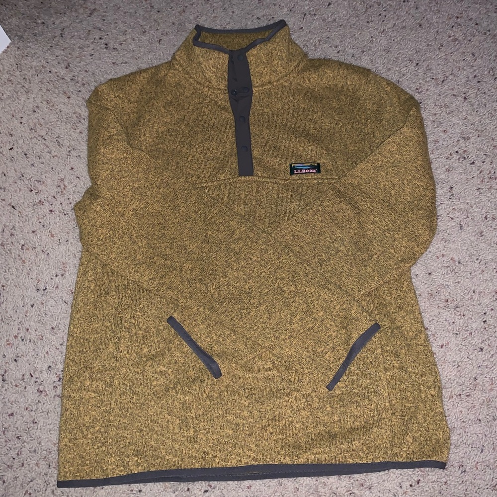 LL Bean Men’s Quarter Button Up Pullover